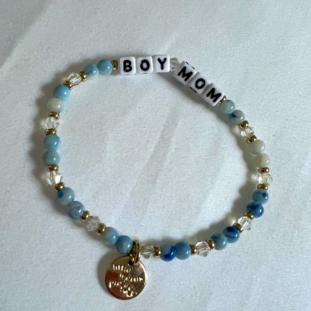 Little Words Project “BOY MOM” bracelet